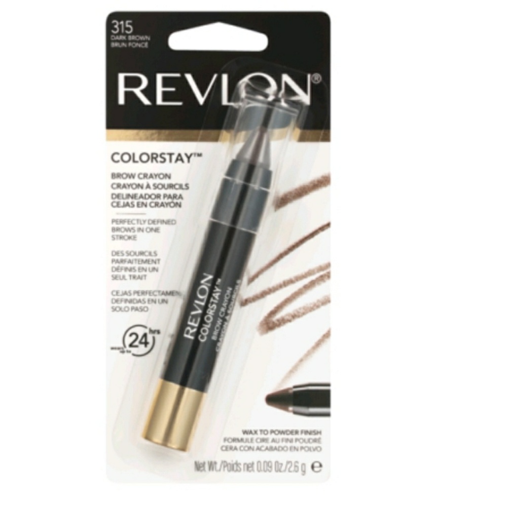 5/$25🌻Revlon Colorstay Brow Crayon Dark Brown - Picture 3 of 7